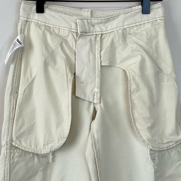 Aritzia TNA Utility Cargo Pants Cream Size 0 - Picture 11 of 16